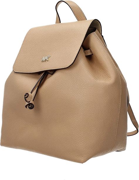 michael kors junie medium pebbled leather backpack black|Amazon.com .